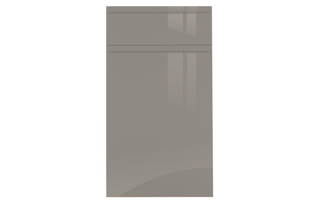 Jayline High Gloss Dust Grey J Profile Kitchen Doors from Flat Pack