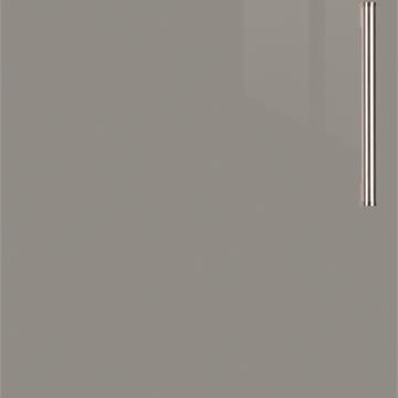 Plain Slab Gloss Dust Grey Kitchen Doors