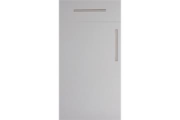 Matt Light Grey Slab Kitchen Doors-firbeck supermatt light grey.