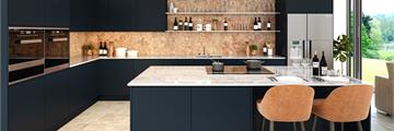 Jayline Supermatt Indigo Blue Kitchens