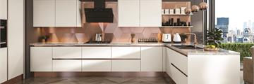Firbeck Supermatt White Kitchen Doors