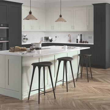 Hadley Dove Grey Timber Frame Kitchens