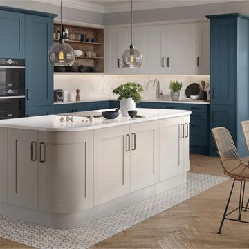 Grey Shaker Style Kitchens