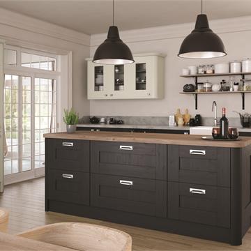 Oakgrain Graphite Kitchens