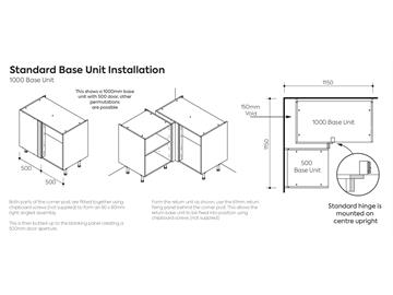 How to fit a blind corner unit