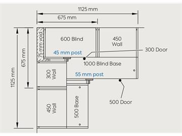 Blind Corner Unit - Example 1