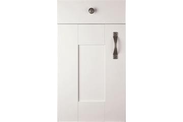 Oakgrain White Kitchen Doors-Oakgrain White Shaker Kitchens