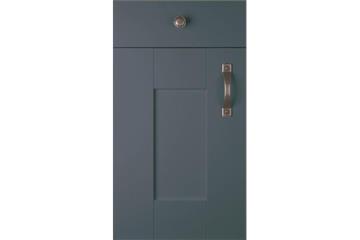 Oakgrain Azure Blue Doors-Oakgrain Shaker Blue Kitchens