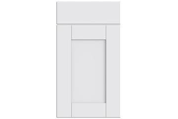 Supermatt White Shaker Kitchen Doors-shaker supermatt white