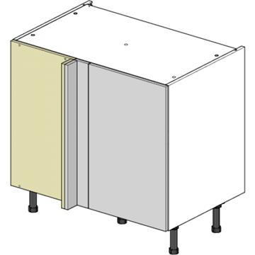1100 blind corner base 900 cabinet with 450 door left