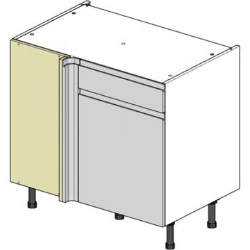 1100 blind drawerline corner base 900 cabinet jpull with 450 door left