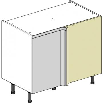 1050 blind corner base 1000 cabinet jpull with 400 door right