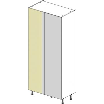 blind corner larder tall unit 1000 full height door with 500 door left