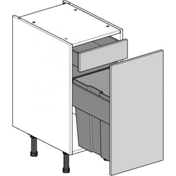 highline single base unit 400 premium bin inner drawers
