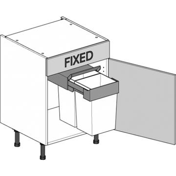 drawerline single base unit 600 dummy drawer undersink bin
