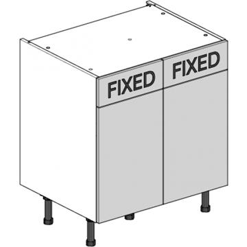 drawerline double base unit 700 dummy drawers