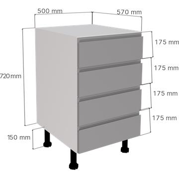 jayline_matt_dust_grey-4_drawer_unit_500-measurements