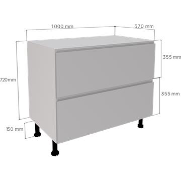 jayline_matt_light_grey-2_drawer_unit_1000-measurements