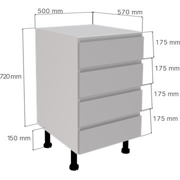 jayline_matt_light_grey-4_drawer_unit_500-measurements