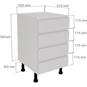 jayline_matt_white-4_drawer_unit_500-measurements