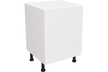 Matt White Kitchens-firbeck matt white highline single base unit 600