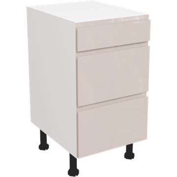 jayline gloss cashmere 3 drawer unit 450