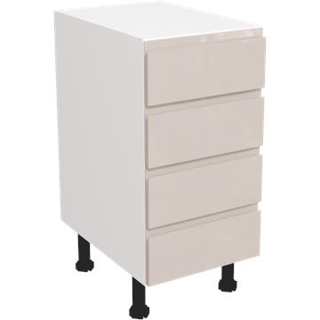 jayline gloss cashmere 4 drawer unit 400