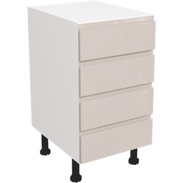 jayline gloss cashmere 4 drawer unit 450
