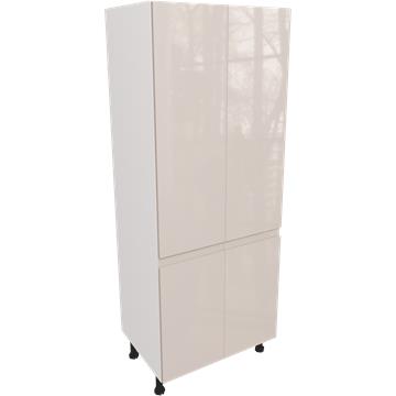 jayline gloss cashmere double larder unit 800