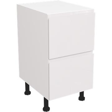 jayline gloss white 2 drawer unit 450
