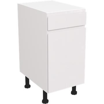 jayline gloss white drawerline single base unit 400