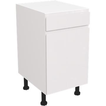 jayline gloss white drawerline single base unit 450