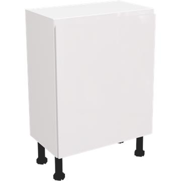 jayline gloss white slim base unit 600