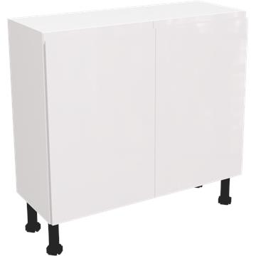 jayline gloss white slim base unit 900