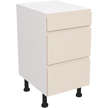 jayline matt cashmere 3 drawer unit 450