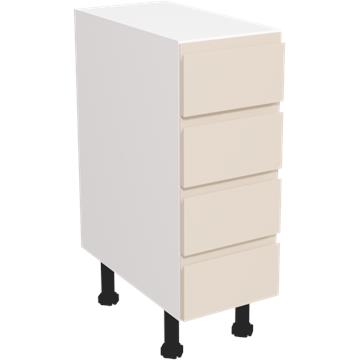 jayline matt cashmere 4 drawer unit 300