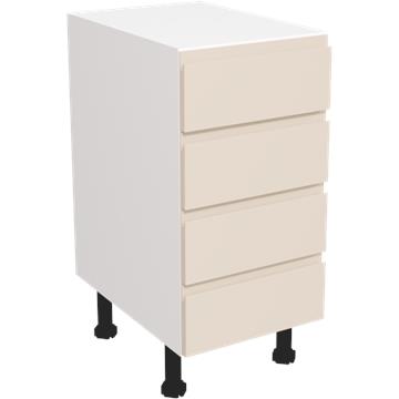 jayline matt cashmere 4 drawer unit 400