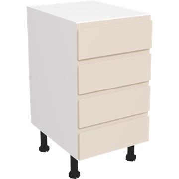 jayline matt cashmere 4 drawer unit 450