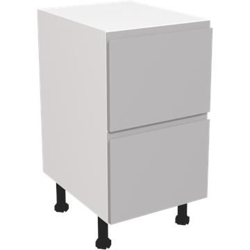 jayline matt dust grey 2 drawer unit 450