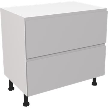 jayline matt dust grey 2 drawer unit 900