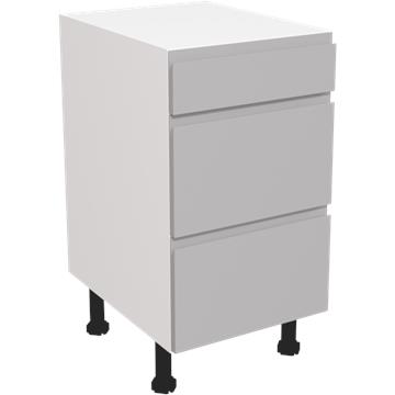 jayline matt dust grey 3 drawer unit 450