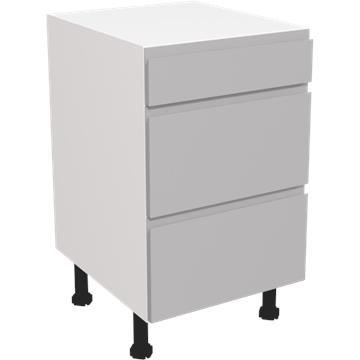 jayline matt dust grey 3 drawer unit 500