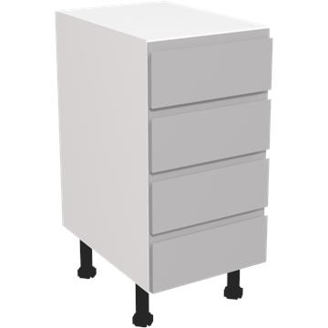 jayline matt dust grey 4 drawer unit 400