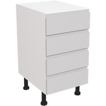 jayline matt light grey 4 drawer unit 450