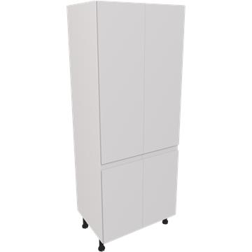 jayline matt light grey double larder unit 800