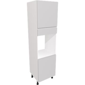 jayline matt light grey single oven tall unit 600