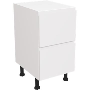 jayline matt white 2 drawer unit 450