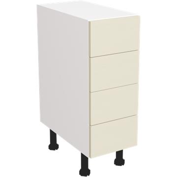 wilton oakgrain cream 4 drawer unit 300