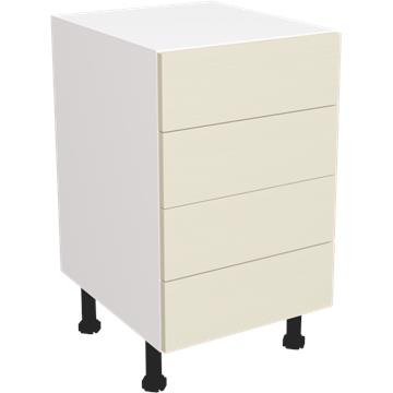 wilton oakgrain cream 4 drawer unit 500