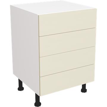 wilton oakgrain cream 4 drawer unit 600